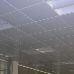 faux-plafond en acier / en dalles / acoustique / ignifuge