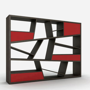 étagère contemporaine / en bois / en bois laqué