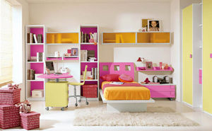 chambre d'enfant rose 1