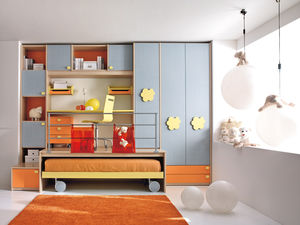 chambre d'enfant orange