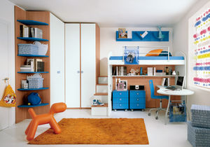 chambre d'enfant bleue 1