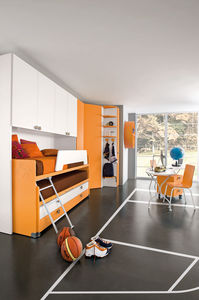 chambre d'enfant orange 1
