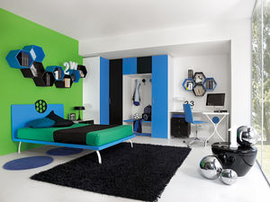 chambre d'enfant bleue 1
