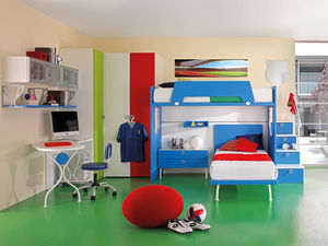 chambre d'enfant rouge 1