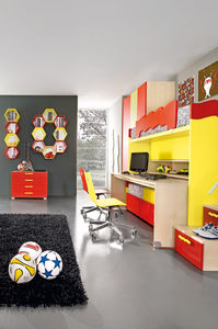 chambre d'enfant jaune 1