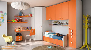 chambre d'enfant orange