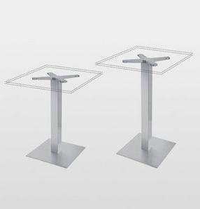 pied de table en acier inoxydable 1