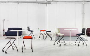 tabouret de travail en cuir