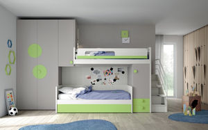 chambre d'enfant grise