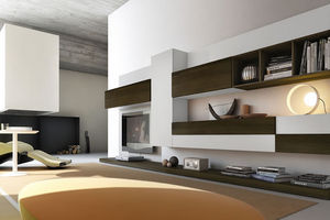 ensemble TV mural contemporain 1