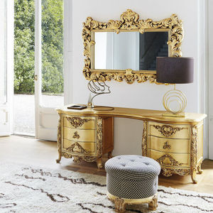 coiffeuse design nouveau baroque / en bois / pour chambre d'hôtel