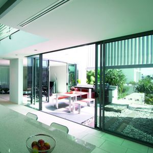 panneau en verre pour agencement intérieur / pour fenêtre / gravé à l'acide