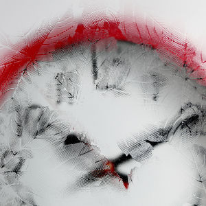 panneau en verre à motif