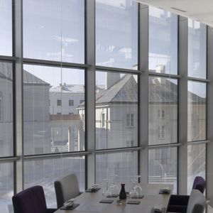 panneau en verre à contrôle solaire