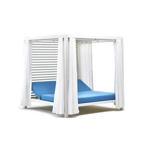 gazebo en aluminium / toit en toile / pour hôtel