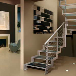 escalier demi-tournant