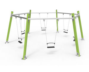 balançoire en métal / pour parc de jeux / multiple