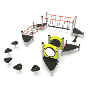 structure de jeu pour aire de jeux / en bois