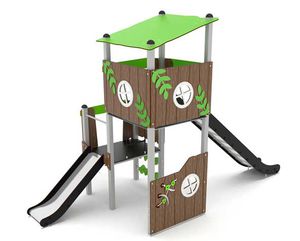 toboggan droit / pour aire de jeux