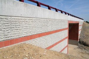 matrice de coffrage pour mur de soutènement