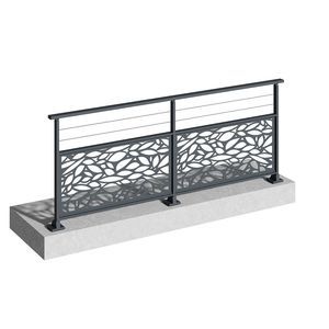garde-corps en aluminium