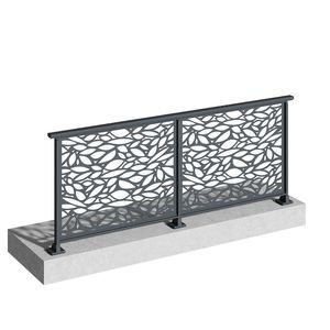 garde-corps en aluminium
