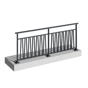 garde-corps en aluminium
