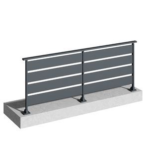 garde-corps en aluminium