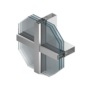 système de façade en verre