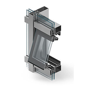 système de façade en aluminium