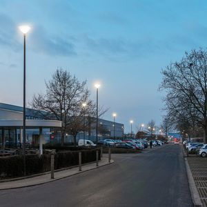 lampadaire urbain / contemporain / en aluminium / en polycarbonate