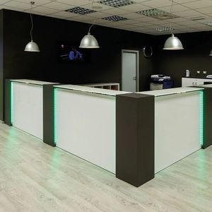 banque d'accueil modulable