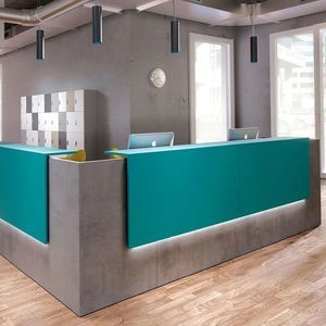 banque d'accueil modulable