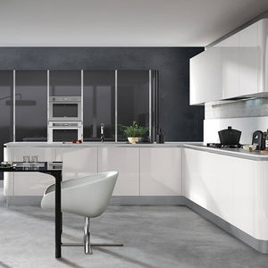 cuisine contemporaine / en mélaminé / en L / brillante