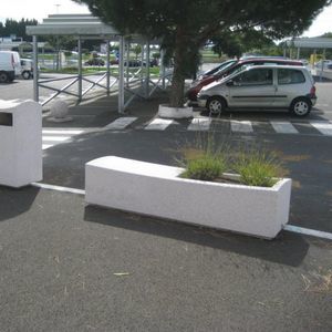 jardinière en béton