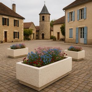 jardinière en béton