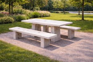 table de pique-nique contemporaine 1