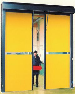 porte industrielle coulissante
