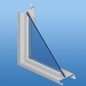 fenêtre battante / en aluminium / coupe-feu / pour bâtiment tertiaire