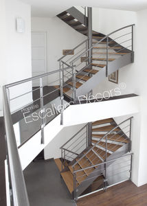 escalier demi-tournant