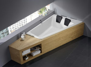 baignoire d'angle