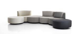 canapé modulable / contemporain / en tissu / 7 places et plus