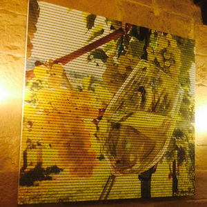 panneau acoustique mural / en bois / décoratif / imprimé