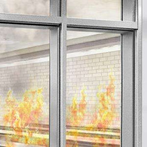 panneau en verre pour protection incendie