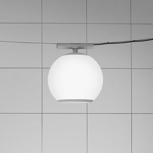 éclairage sur câble à LED / rond / en fonte d'aluminium / d'extérieur