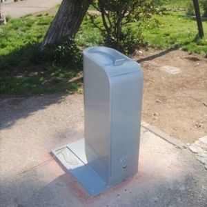 fontaine à eau pour personnes à mobilité réduite