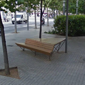 banc public contemporain