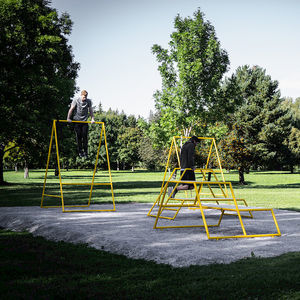 aire de fitness en plein air pour activité sportive