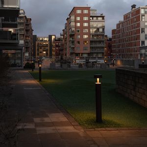 borne d'éclairage urbaine