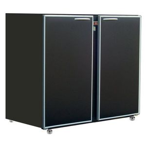 réfrigérateur professionnel / à double porte / à 3 portes / noir